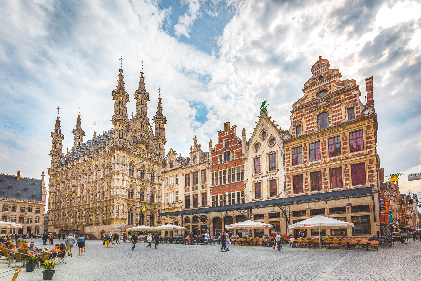 Historic City of Leuven in Flanders Region, Belgium